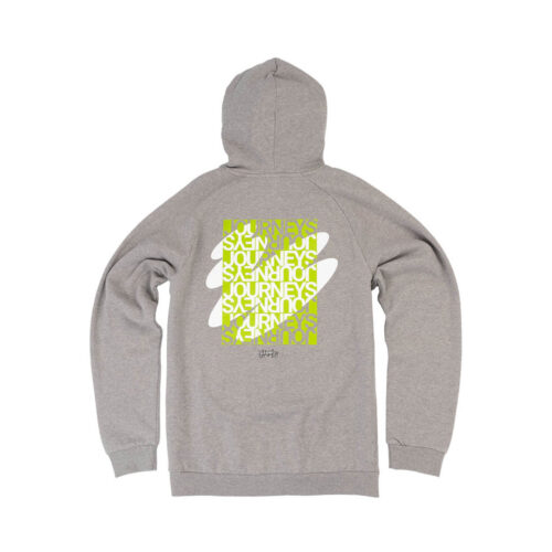 Mirror Logo Pullover Hoodie – Grey - Image 2