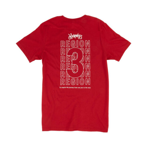 Region 3 Tee-Red - Image 2