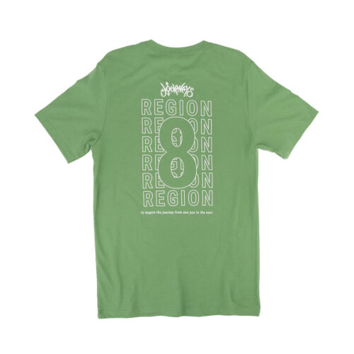 Region 8 Tee-Lime Green - Image 2